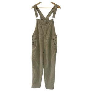 CABELA’S WOMENS CORDUROY TAN OVERALLS SIZE M